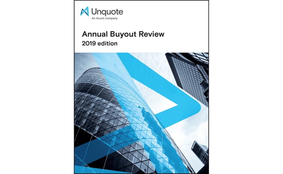 Unquote Annual Buyout Review 2019 cover