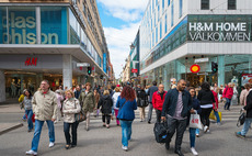 Shopping on the high-street in Stockholm