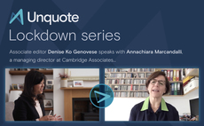 Unquote Lockdown series episode 3 with Annachiara Marcandalli of Cambridge Associates