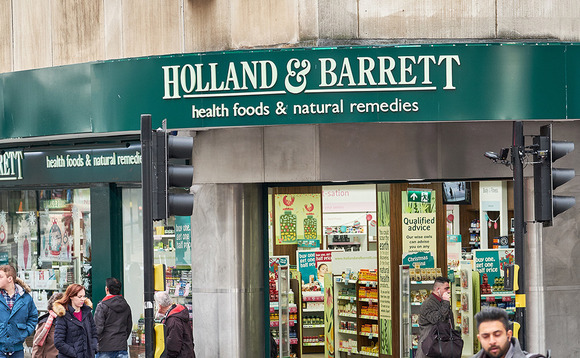Holland and Barrett is a highstreet health food shop in the UK