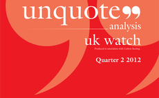 Unquote Analysis UK Watch Q2 2012