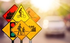 Road safety and traffic warning signs