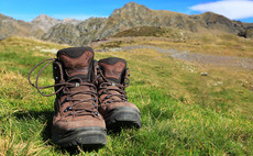 Hiking boots and outdoor gear