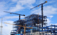 Steel beams for construction frames