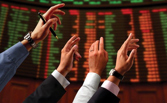 Hands on a stock market