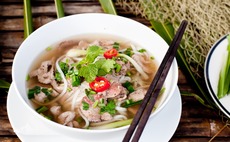 Bowl of pho soup