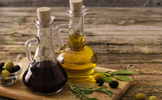 Balsamic vinegar and olive oil