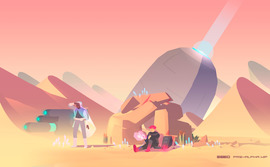 Concept art for the Seed game Concept art for the Seed game