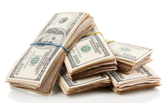 Stacks of dollars Stacks of dollars