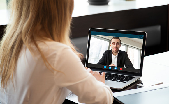 Conducting job interviews over video conferencing software