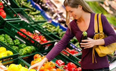 Vegetables and fruit crates