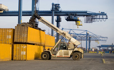 Container stackers and freight logistics