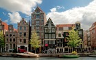 Buildings in Amsterdam in the Netherlands