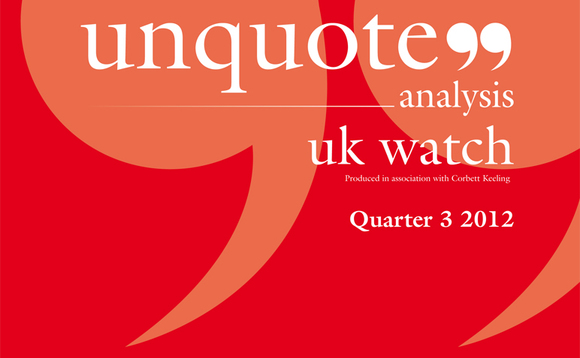 Unquote Corbett Keeling UK Watch Q3 2012 Unquote Corbett Keeling UK Watch Q3 2012