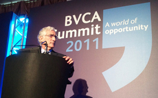 Sir Ronald Cohen speaking at the 2011 BVCA Summit