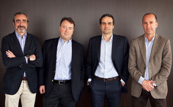 Jordi Vinas with Dominic Endicott and Carles Ferrer and Daniel Sanchez of Nauta Capital