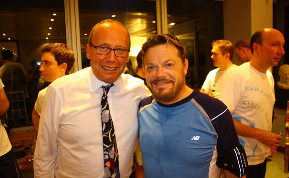 John Campbell and Eddie Izzard