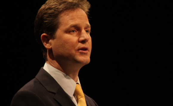 Liberal Democrat leader Nick Clegg