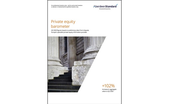 Aberdeen Standard Private Equity Barometer Q3 2020