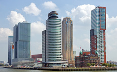 Rotterdam city skyline