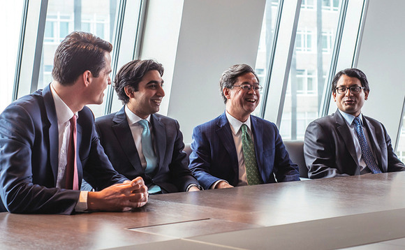 Mayfair Equity Partners' Bertie Aykroyd with Waqqas Ahmad and Daniel Sasaki and Kunal Dasgupta