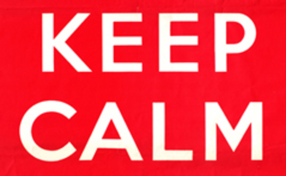 Digital scan of original KEEP CALM AND CARRY ON poster owned by wartimeposters.co.uk