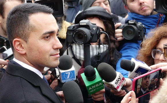 Luigi Di Maio is leader of the Five Star Movement in Italy