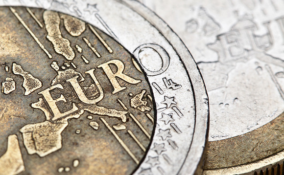 Close-up detailed image of a euro coin Close-up detailed image of a euro coin