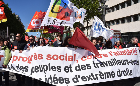 France protests in May 2017