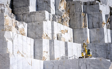 Marble quarries and construction materials