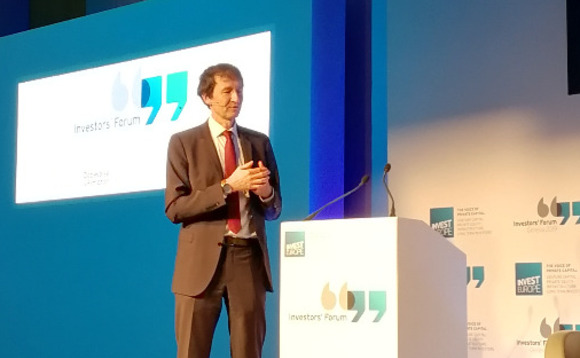 Uli Grabenwarter from EIF speaking at the Invest Europe conference Uli Grabenwarter from EIF speaking at the Invest Europe conference