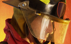 Firemen's visors and protective clothing