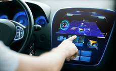 Curved displays for cars