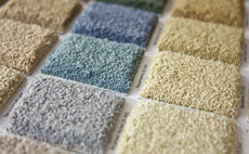 Samples of carpet for commercial use