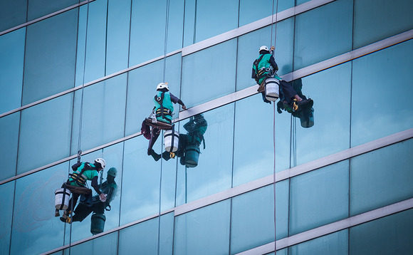 Commercial-scale window cleaners