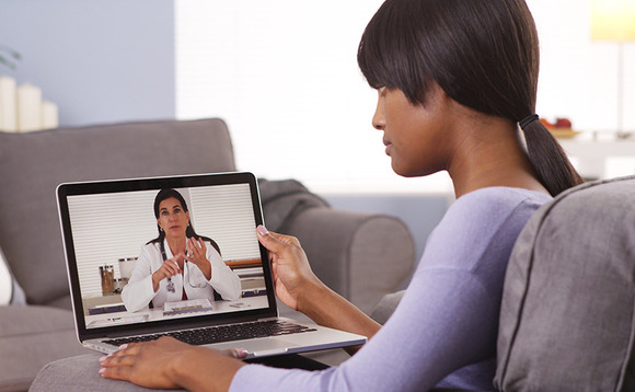 Doctor consultation via video link