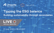 Join the live virtual briefing on building sustainability through secondaries