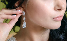 Diamond earring s and high-end jewellery