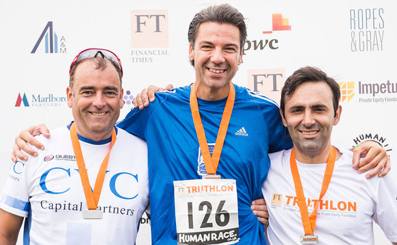 Left-right - Marc Boughton of CVC Capital Partners with Nikos Strathopoulos of BC Partners and Lionel Assant of Blackstone Left-right - Marc Boughton of CVC Capital Partners with Nikos Strathopoulos of BC Partners and Lionel Assant of Blackstone