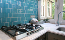 Coloured ceramic tiles