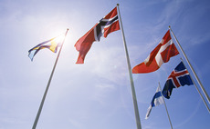 The flags of Scandinavia