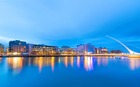 Samuel Beckett Bridge in Dublin Ireland