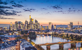 Frankfurt at dusk Frankfurt at dusk