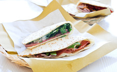 Filled piadine flatbreads