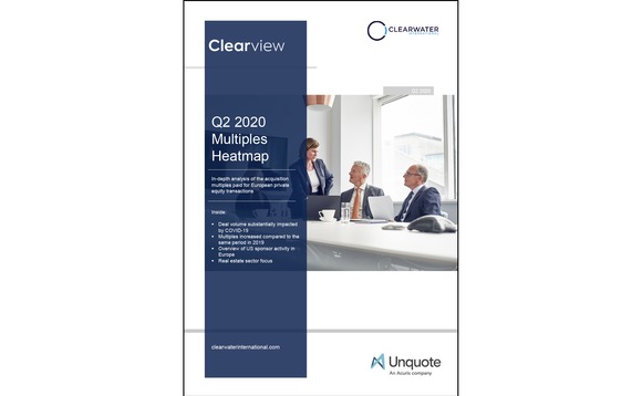 Clearwater Multiples Heatmap Q2 2020