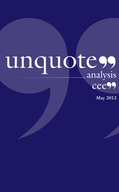 Unquote Analysis CEE cover