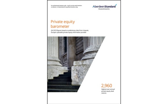 Aberdeen Standard Private Equity Barometer Q4 2019 Aberdeen Standard Private Equity Barometer Q4 2019