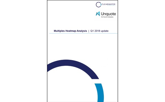 Clearwater International Multiples Heatmap Analysis Q1 2018 Clearwater International Multiples Heatmap Analysis Q1 2018