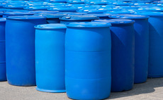 Plastic barrels and industrial chemical containers