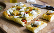 Focaccia bread and other Italian foods